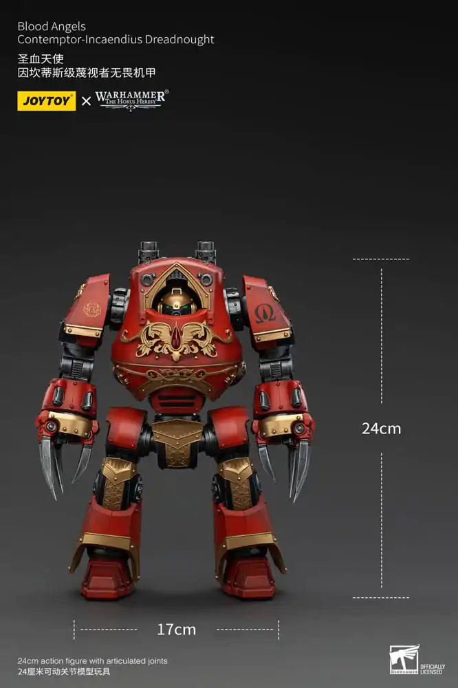 Warhammer The Horus Heresy Figurka Akcji 1/18 Blood Angels Contemptor-Incaendius Dreadnought 24 cm zdjęcie produktu