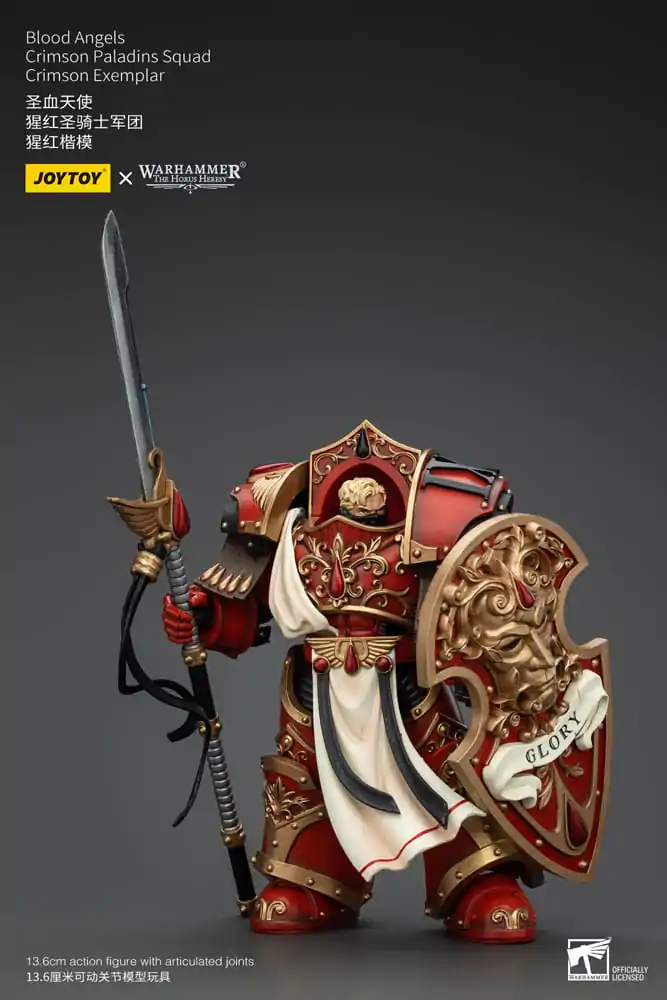 Warhammer The Horus Heresy Figurka Akcji 1/18 Blood Angels Crimson Paladins Squad Crimson Exemplar 14 cm zdjęcie produktu