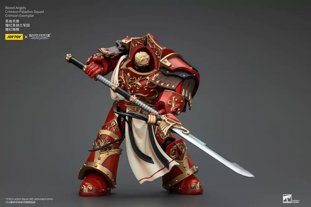 Warhammer The Horus Heresy Figurka Akcji 1/18 Blood Angels Crimson Paladins Squad Crimson Exemplar 14 cm zdjęcie produktu