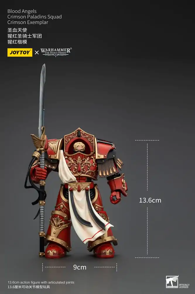 Warhammer The Horus Heresy Figurka Akcji 1/18 Blood Angels Crimson Paladins Squad Crimson Exemplar 14 cm zdjęcie produktu