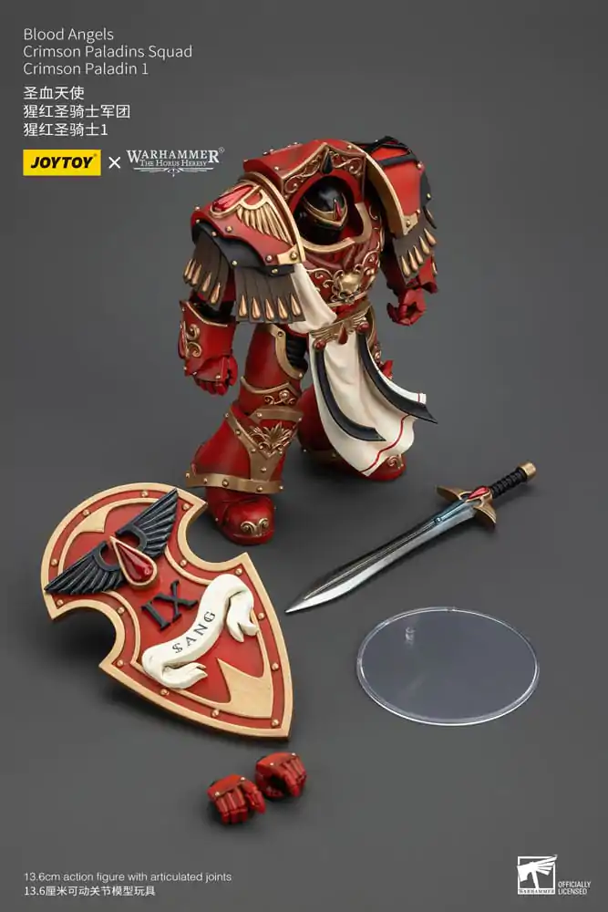 Warhammer The Horus Heresy Figurka Akcji 1/18 Blood Angels Crimson Paladins Squad Crimson Paladin 1 14 cm zdjęcie produktu