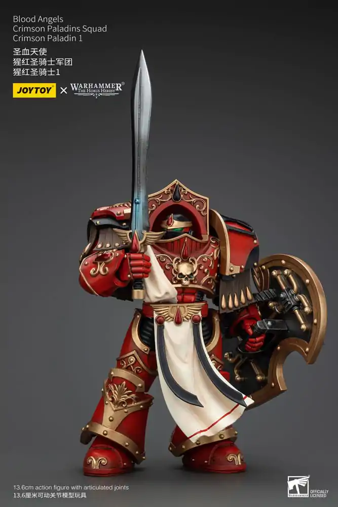 Warhammer The Horus Heresy Figurka Akcji 1/18 Blood Angels Crimson Paladins Squad Crimson Paladin 1 14 cm zdjęcie produktu