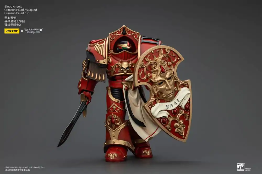 Warhammer The Horus Heresy Figurka Akcji 1/18 Blood Angels Crimson Paladins Squad Crimson Paladin 2 14 cm zdjęcie produktu