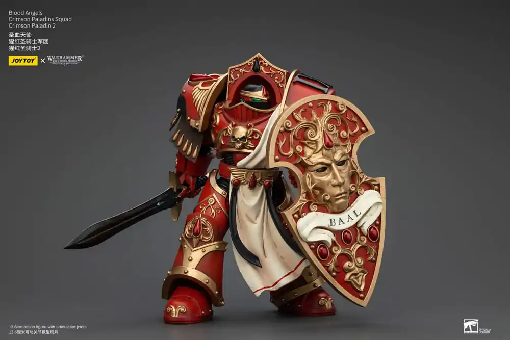 Warhammer The Horus Heresy Figurka Akcji 1/18 Blood Angels Crimson Paladins Squad Crimson Paladin 2 14 cm zdjęcie produktu