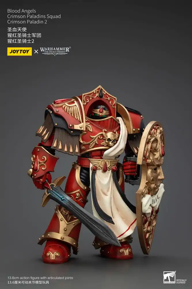 Warhammer The Horus Heresy Figurka Akcji 1/18 Blood Angels Crimson Paladins Squad Crimson Paladin 2 14 cm zdjęcie produktu