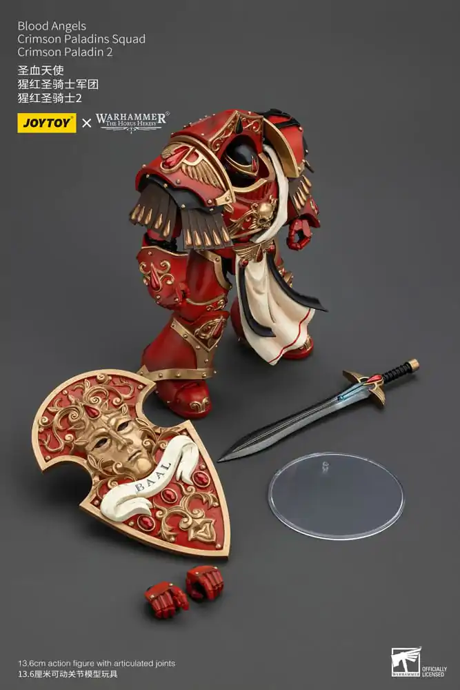 Warhammer The Horus Heresy Figurka Akcji 1/18 Blood Angels Crimson Paladins Squad Crimson Paladin 2 14 cm zdjęcie produktu