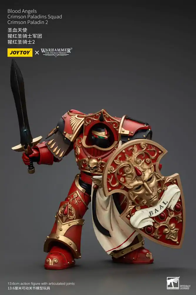 Warhammer The Horus Heresy Figurka Akcji 1/18 Blood Angels Crimson Paladins Squad Crimson Paladin 2 14 cm zdjęcie produktu