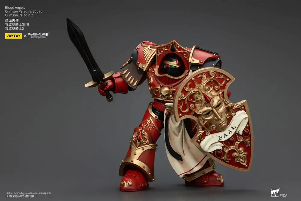 Warhammer The Horus Heresy Figurka Akcji 1/18 Blood Angels Crimson Paladins Squad Crimson Paladin 2 14 cm zdjęcie produktu