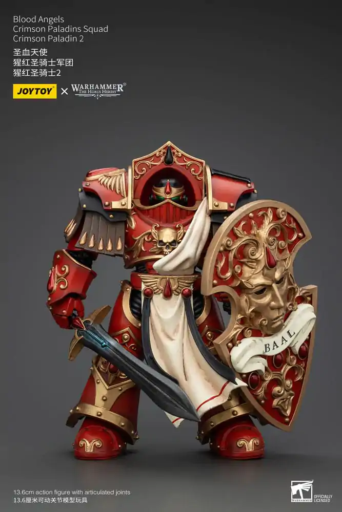 Warhammer The Horus Heresy Figurka Akcji 1/18 Blood Angels Crimson Paladins Squad Crimson Paladin 2 14 cm zdjęcie produktu