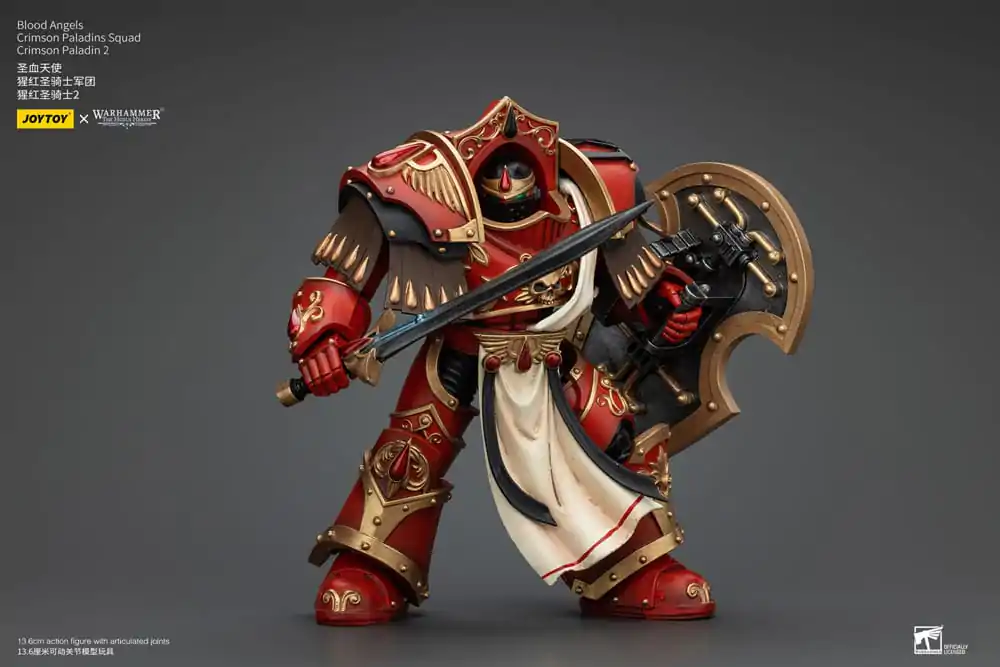 Warhammer The Horus Heresy Figurka Akcji 1/18 Blood Angels Crimson Paladins Squad Crimson Paladin 2 14 cm zdjęcie produktu