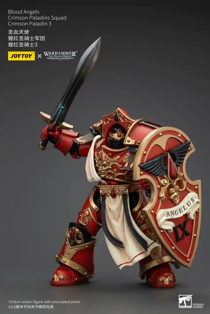 Warhammer The Horus Heresy Figurka Akcji 1/18 Blood Angels Crimson Paladins Squad Crimson Paladin 3 14 cm zdjęcie produktu