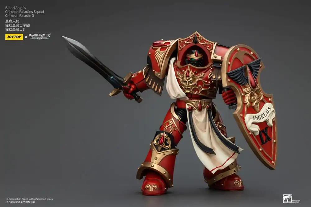 Warhammer The Horus Heresy Figurka Akcji 1/18 Blood Angels Crimson Paladins Squad Crimson Paladin 3 14 cm zdjęcie produktu