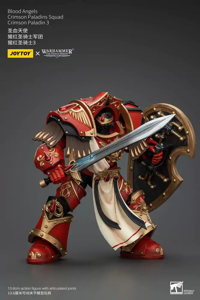 Warhammer The Horus Heresy Figurka Akcji 1/18 Blood Angels Crimson Paladins Squad Crimson Paladin 3 14 cm zdjęcie produktu