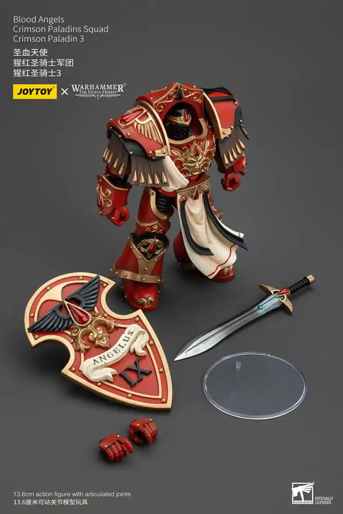 Warhammer The Horus Heresy Figurka Akcji 1/18 Blood Angels Crimson Paladins Squad Crimson Paladin 3 14 cm zdjęcie produktu