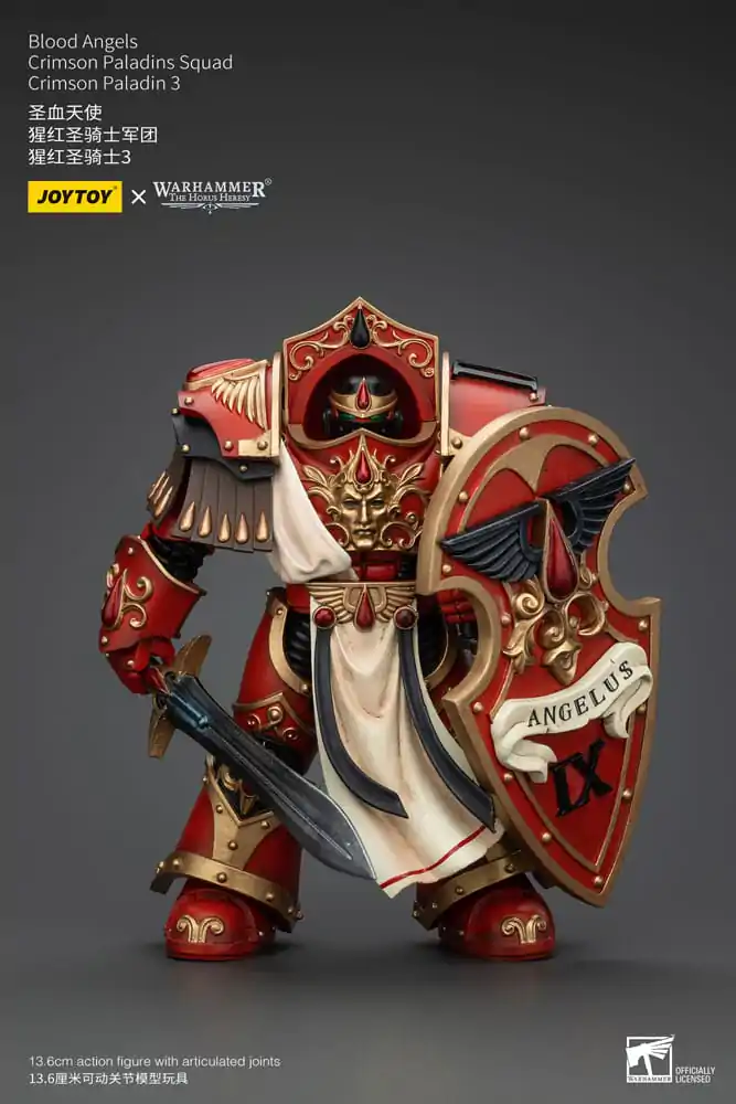 Warhammer The Horus Heresy Figurka Akcji 1/18 Blood Angels Crimson Paladins Squad Crimson Paladin 3 14 cm zdjęcie produktu