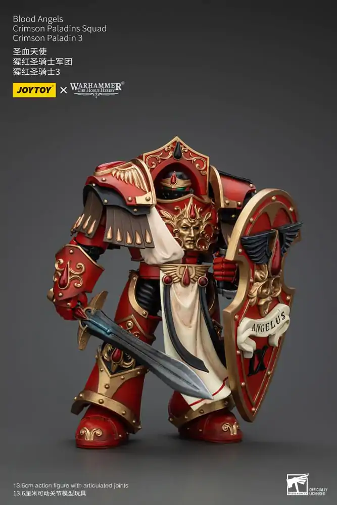 Warhammer The Horus Heresy Figurka Akcji 1/18 Blood Angels Crimson Paladins Squad Crimson Paladin 3 14 cm zdjęcie produktu