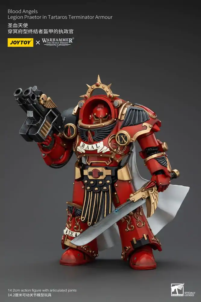 Warhammer The Horus Heresy Figurka Akcji 1/18 Blood Angels Legion Praetor w Zbroi Terminatora Tartaros 14 cm zdjęcie produktu