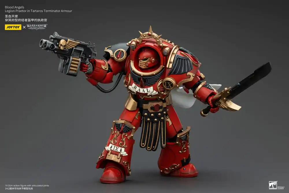 Warhammer The Horus Heresy Figurka Akcji 1/18 Blood Angels Legion Praetor w Zbroi Terminatora Tartaros 14 cm zdjęcie produktu