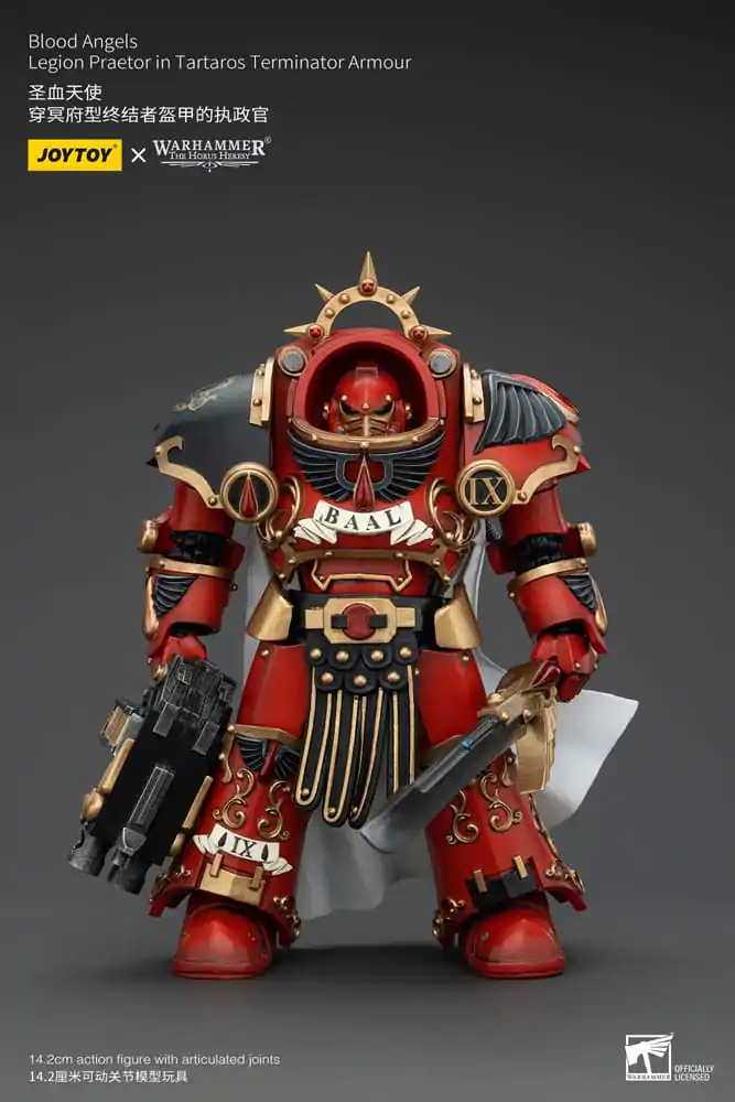 Warhammer The Horus Heresy Figurka Akcji 1/18 Blood Angels Legion Praetor w Zbroi Terminatora Tartaros 14 cm zdjęcie produktu