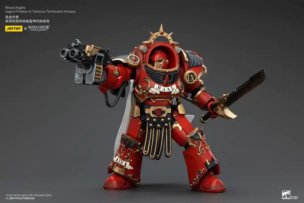 Warhammer The Horus Heresy Figurka Akcji 1/18 Blood Angels Legion Praetor w Zbroi Terminatora Tartaros 14 cm zdjęcie produktu