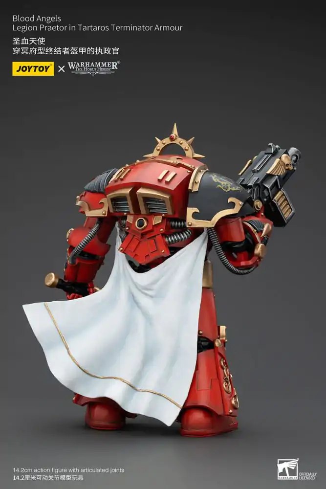 Warhammer The Horus Heresy Figurka Akcji 1/18 Blood Angels Legion Praetor w Zbroi Terminatora Tartaros 14 cm zdjęcie produktu