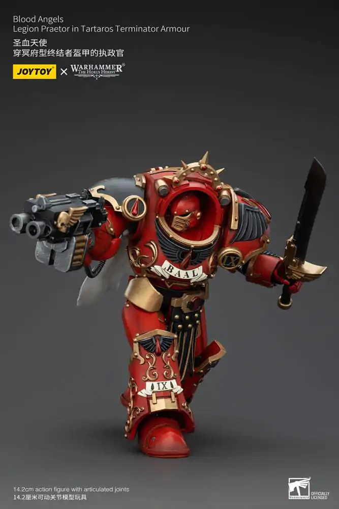 Warhammer The Horus Heresy Figurka Akcji 1/18 Blood Angels Legion Praetor w Zbroi Terminatora Tartaros 14 cm zdjęcie produktu