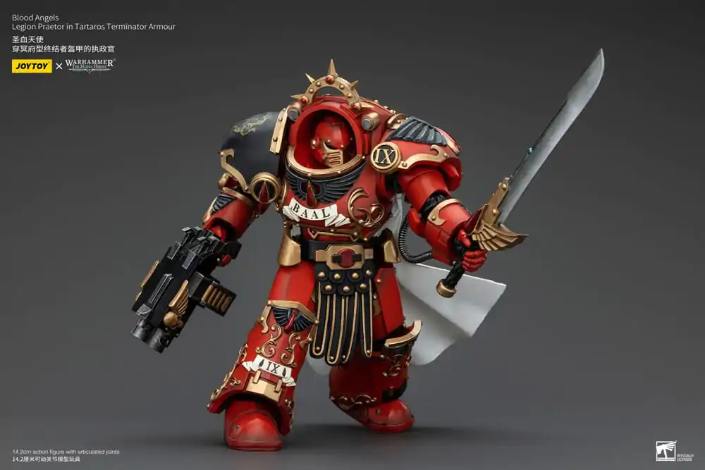 Warhammer The Horus Heresy Figurka Akcji 1/18 Blood Angels Legion Praetor w Zbroi Terminatora Tartaros 14 cm zdjęcie produktu