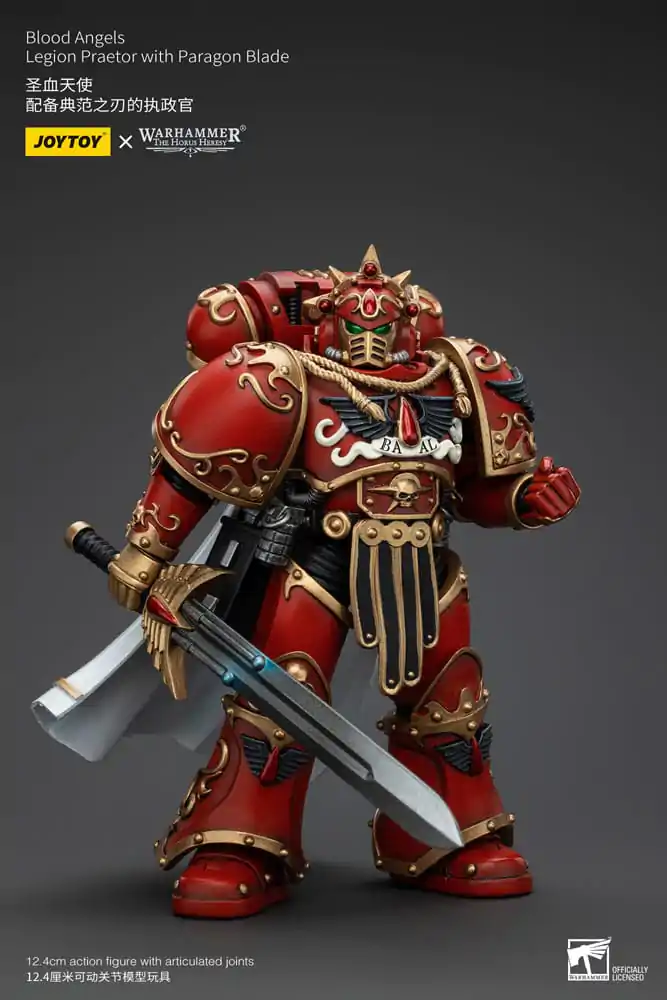 Warhammer The Horus Heresy Figurka Akcji 1/18 Blood Angels Legion Praetor z Paragon Blade 13 cm zdjęcie produktu