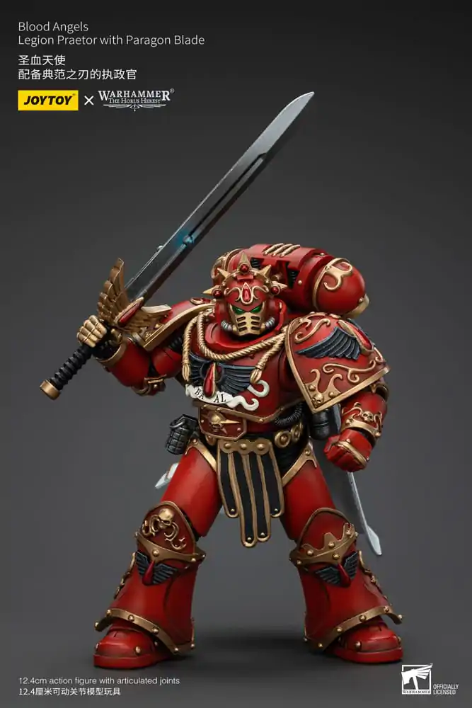 Warhammer The Horus Heresy Figurka Akcji 1/18 Blood Angels Legion Praetor z Paragon Blade 13 cm zdjęcie produktu