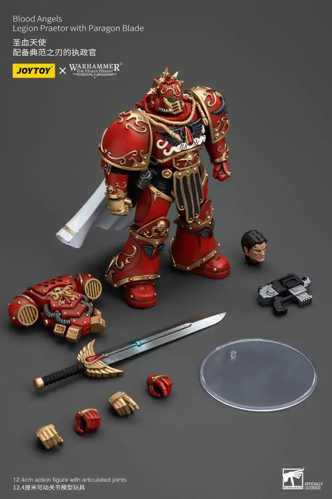 Warhammer The Horus Heresy Figurka Akcji 1/18 Blood Angels Legion Praetor z Paragon Blade 13 cm zdjęcie produktu