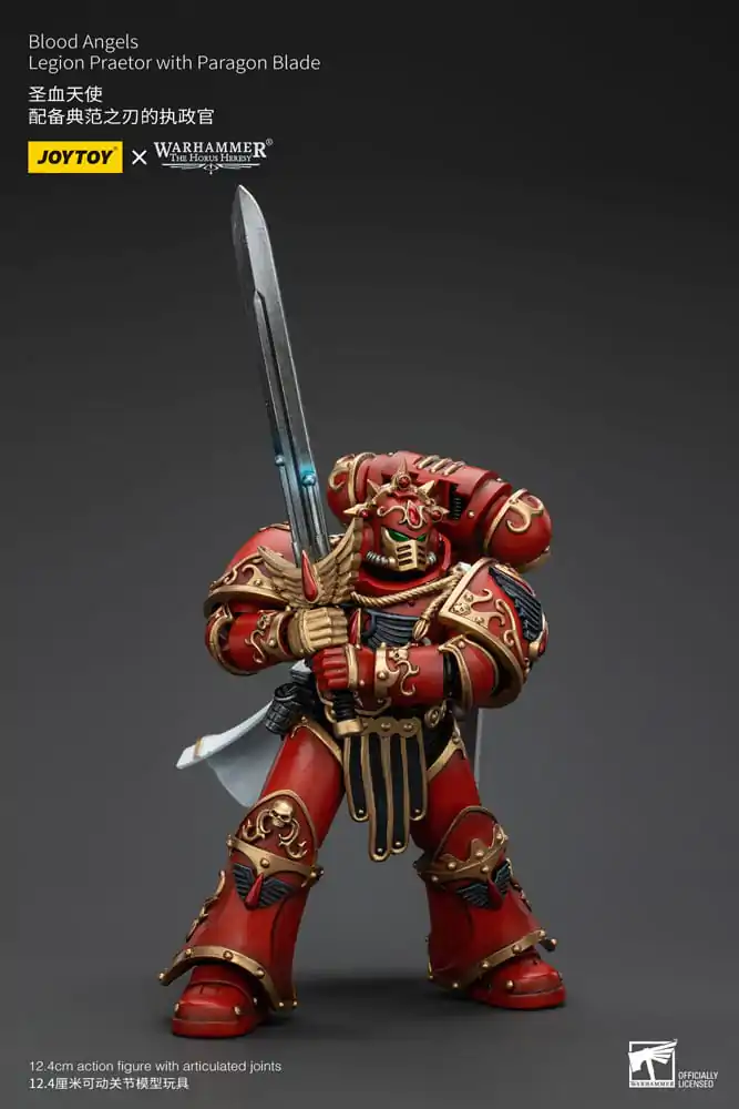 Warhammer The Horus Heresy Figurka Akcji 1/18 Blood Angels Legion Praetor z Paragon Blade 13 cm zdjęcie produktu