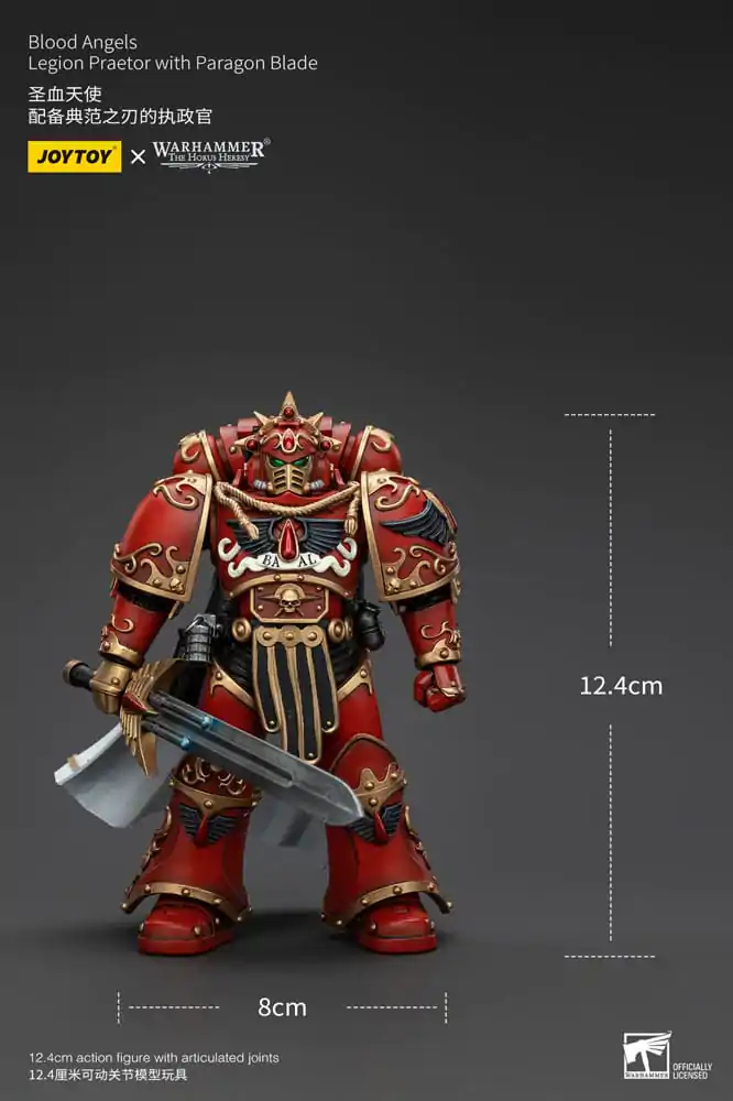 Warhammer The Horus Heresy Figurka Akcji 1/18 Blood Angels Legion Praetor z Paragon Blade 13 cm zdjęcie produktu