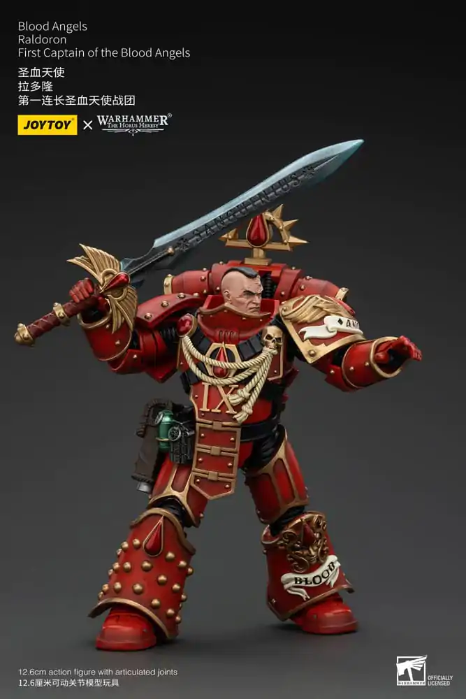 Warhammer The Horus Heresy Figurka Akcji 1/18 Blood Angels Raldoron Pierwszy Kapitan Blood Angels 13 cm zdjęcie produktu