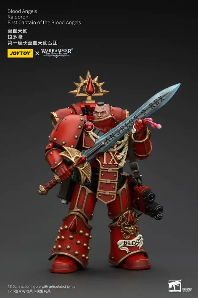 Warhammer The Horus Heresy Figurka Akcji 1/18 Blood Angels Raldoron Pierwszy Kapitan Blood Angels 13 cm zdjęcie produktu