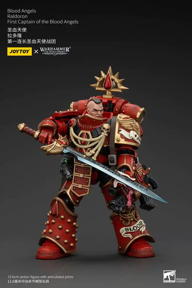 Warhammer The Horus Heresy Figurka Akcji 1/18 Blood Angels Raldoron Pierwszy Kapitan Blood Angels 13 cm zdjęcie produktu