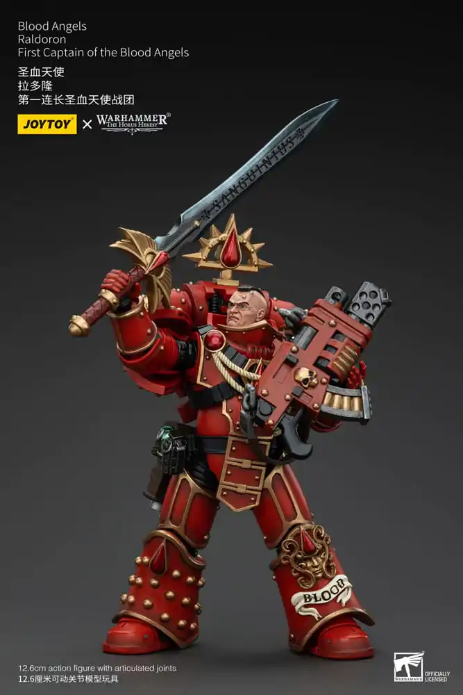 Warhammer The Horus Heresy Figurka Akcji 1/18 Blood Angels Raldoron Pierwszy Kapitan Blood Angels 13 cm zdjęcie produktu