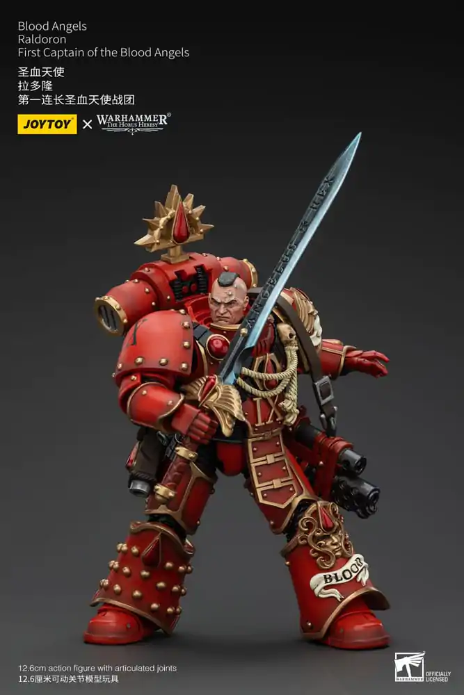 Warhammer The Horus Heresy Figurka Akcji 1/18 Blood Angels Raldoron Pierwszy Kapitan Blood Angels 13 cm zdjęcie produktu