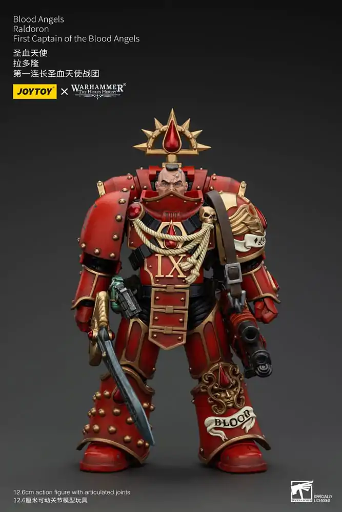 Warhammer The Horus Heresy Figurka Akcji 1/18 Blood Angels Raldoron Pierwszy Kapitan Blood Angels 13 cm zdjęcie produktu