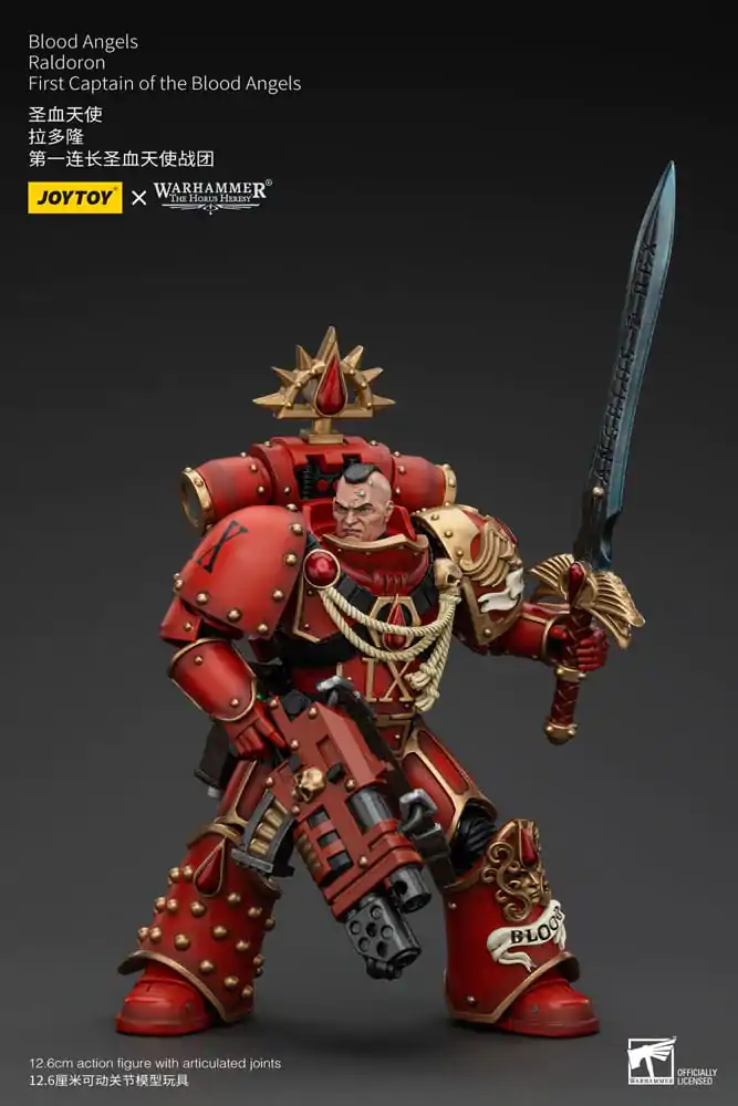 Warhammer The Horus Heresy Figurka Akcji 1/18 Blood Angels Raldoron Pierwszy Kapitan Blood Angels 13 cm zdjęcie produktu