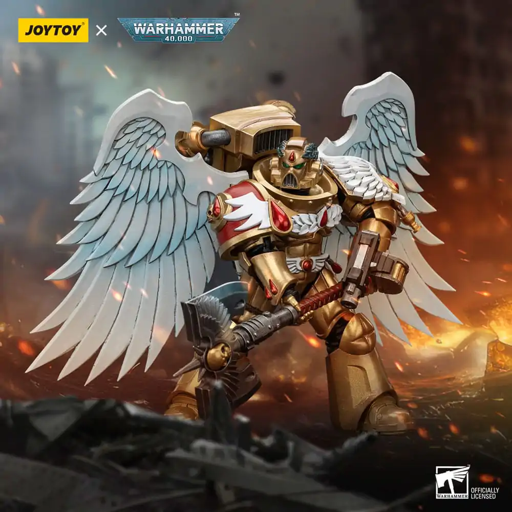 Warhammer 40,000 Figurka Akcji 1/18 Blood Angels Sanguinary Guard z Encarmine Axe 12 cm zdjęcie produktu