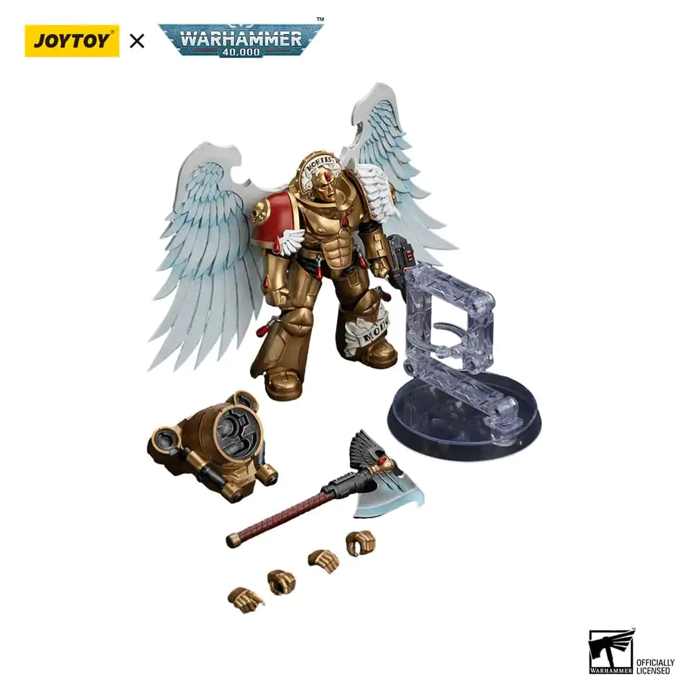 Warhammer 40,000 Figurka Akcji 1/18 Blood Angels Sanguinary Guard z Encarmine Axe i Inferno Pistol 12 cm zdjęcie produktu