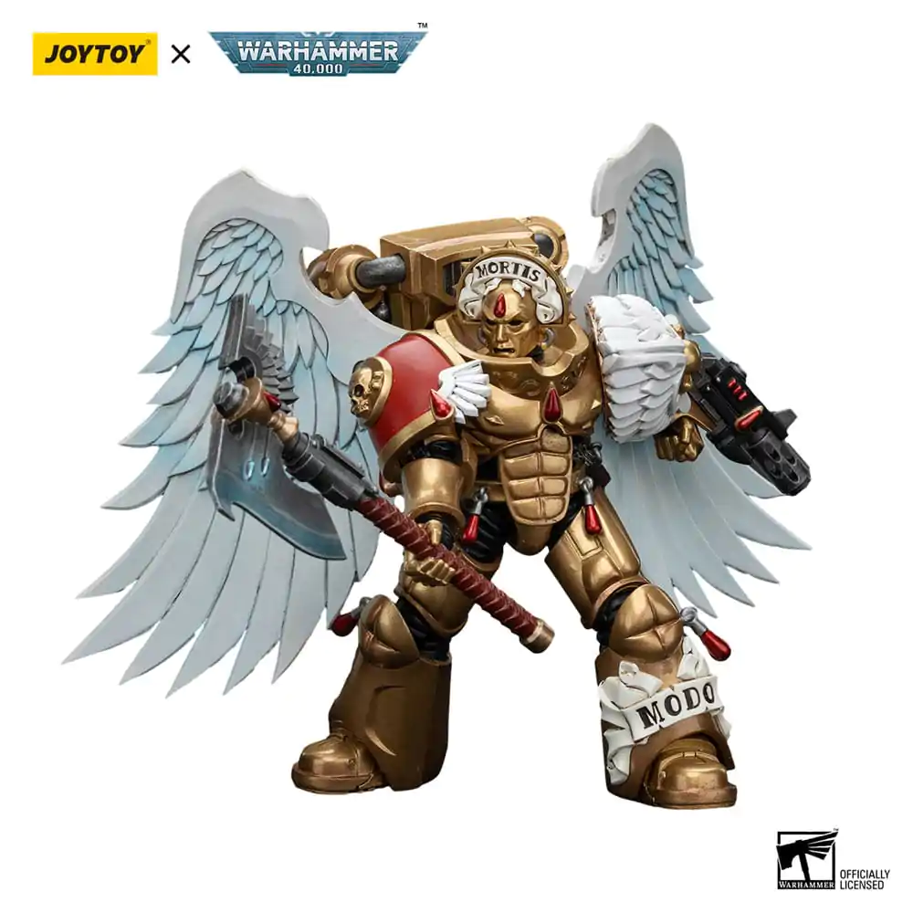 Warhammer 40,000 Figurka Akcji 1/18 Blood Angels Sanguinary Guard z Encarmine Axe i Inferno Pistol 12 cm zdjęcie produktu