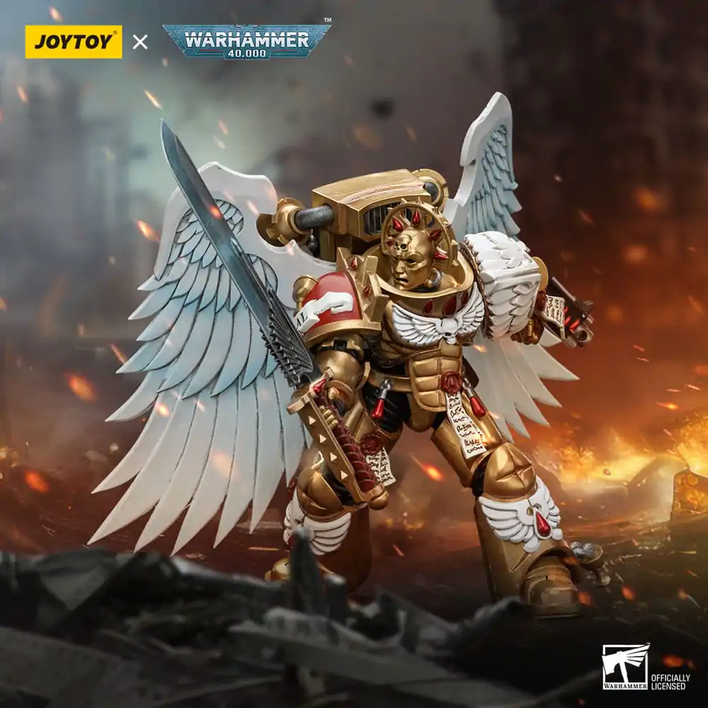 Warhammer 40.000 Figurka Akcji 1/18 Blood Angels Sanguinary Guard z Encarmine Sword 1 12 cm zdjęcie produktu