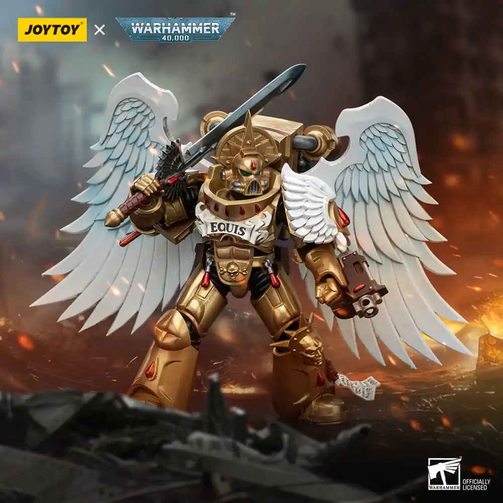 Warhammer 40,000 Figurka Akcji 1/18 Blood Angels Sanguinary Guard z Encarmine Sword 2 12 cm zdjęcie produktu