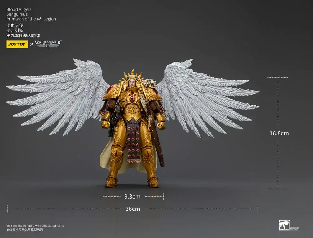 Warhammer The Horus Heresy Figurka Akcji 1/18 Blood Angels Sanguinius Primarcha IX Legionu 19 cm zdjęcie produktu