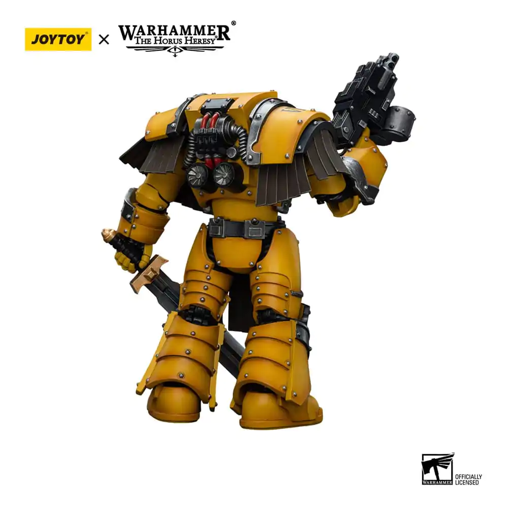 Warhammer The Horus Heresy Figurka Akcji 1/18 Imperial Fists Legion Cataphractii Terminator Squad Legion Cataphractii Sergeant z Power Sword 12 cm zdjęcie produktu