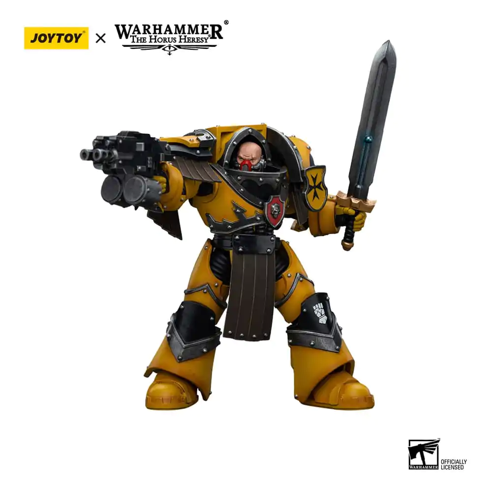 Warhammer The Horus Heresy Figurka Akcji 1/18 Imperial Fists Legion Cataphractii Terminator Squad Legion Cataphractii Sergeant z Power Sword 12 cm zdjęcie produktu