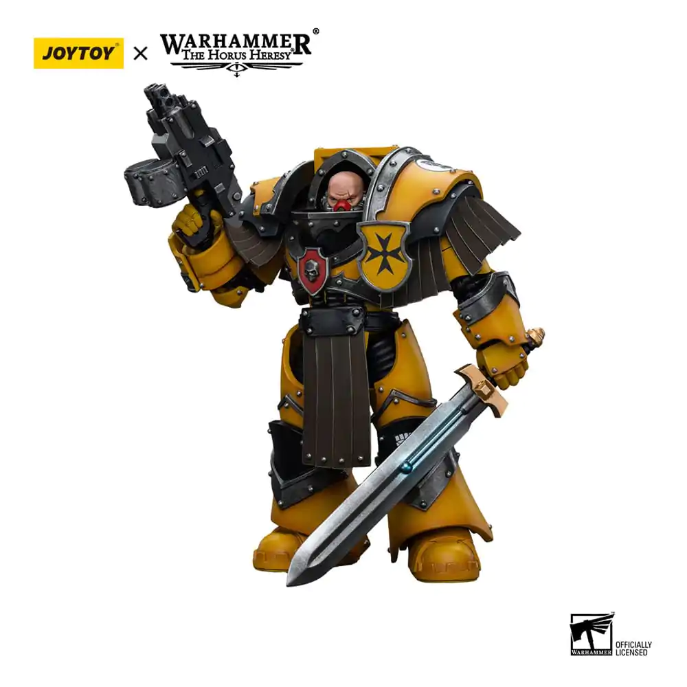 Warhammer The Horus Heresy Figurka Akcji 1/18 Imperial Fists Legion Cataphractii Terminator Squad Legion Cataphractii Sergeant z Power Sword 12 cm zdjęcie produktu