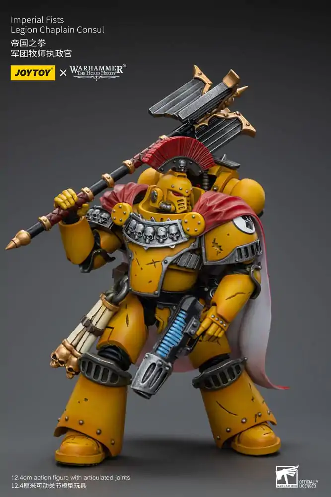 Warhammer The Horus Heresy Figurka Akcji 1/18 Imperial Fists Legion Chaplain Consul 12 cm zdjęcie produktu