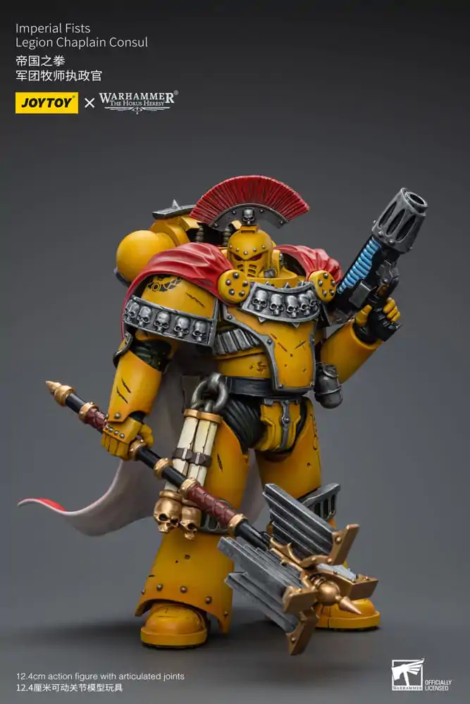 Warhammer The Horus Heresy Figurka Akcji 1/18 Imperial Fists Legion Chaplain Consul 12 cm zdjęcie produktu